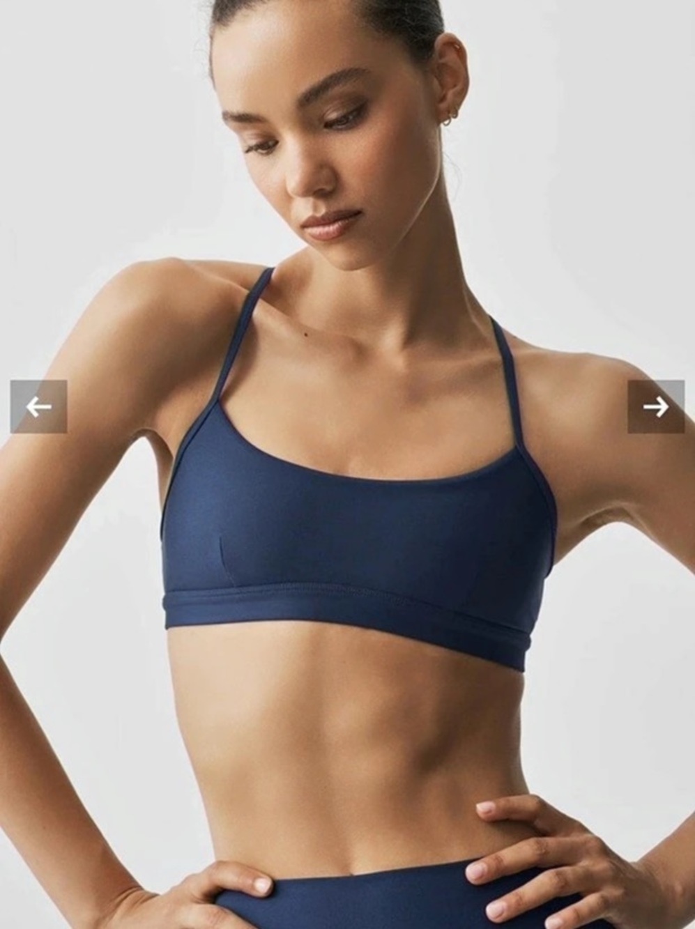 Alo Blue Sports Bra Like New